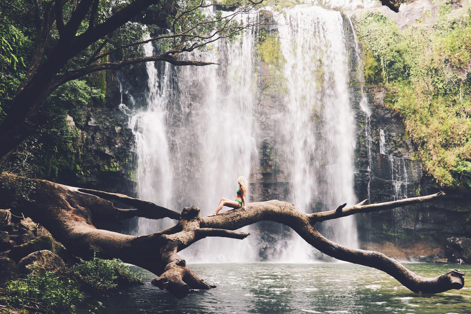 Costa Rica - Waterfall and Liset