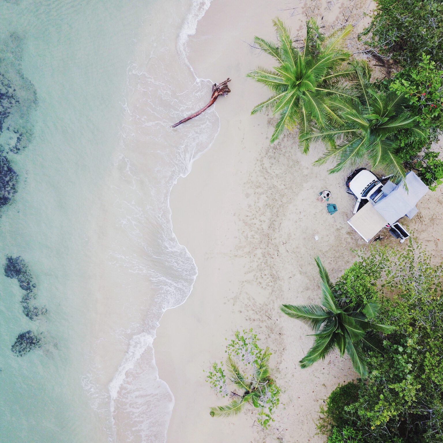 Costa Rica - Caribbean Beach camping